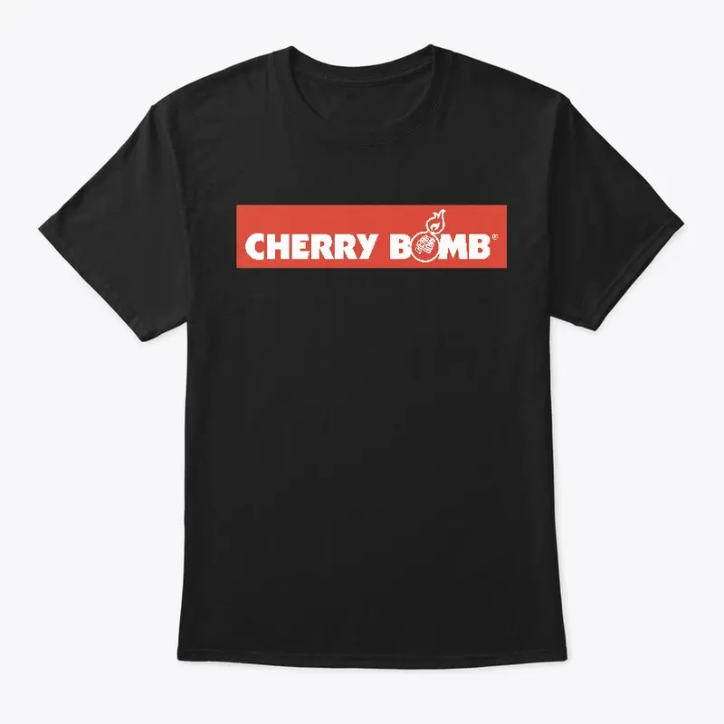 Red OUT on Black Men's T-shirt